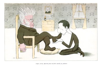 Henrik Ibsen, Receiving Mr. William Archer in Audience, 1904 by Henry Maximilian Beerbohm