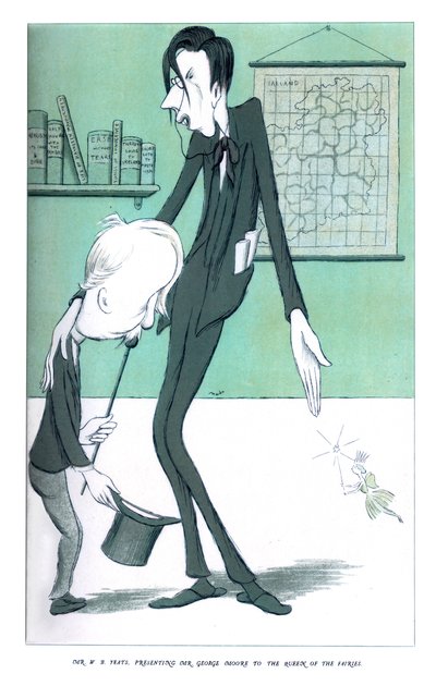 Mr WB Yeats Presenting Mr George Moore to the Queen of Fairies by Henry Maximilian Beerbohm