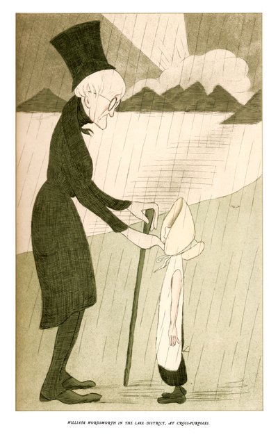 William Wordsworth in the Lake District, at Cross-Purposes by Henry Maximilian Beerbohm