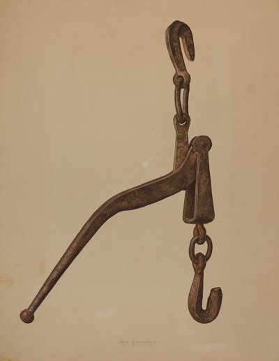 Log Load Tightener, 1939 by Max Fernekes