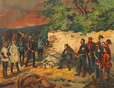 King Wilhelm I of Prussia at Rezonville after the Battle of Mars-la-Tour by Max Henze-Dassau