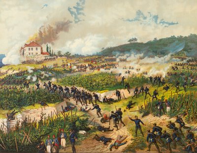 Storming of the Geisberg, Battle of Wissembourg by Max Henze-Dassau