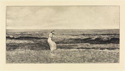 By the Sea (Intermezzi, Opus IV, Sheet 2) by Max Klinger