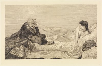 Offer (A Life, Opus VIII, Sheet 6) by Max Klinger
