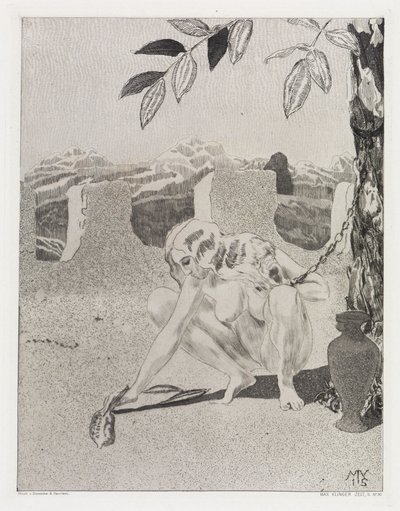 On the Tower (Tent, Opus XIV, Part 2, No. 30) by Max Klinger