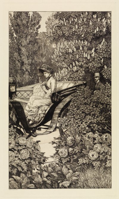 Encounter (First Encounter) (A Love, Opus X, Sheet 2) by Max Klinger