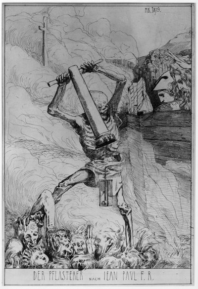 Death as a Plasterer after Jean Paul F.R. by Max Klinger