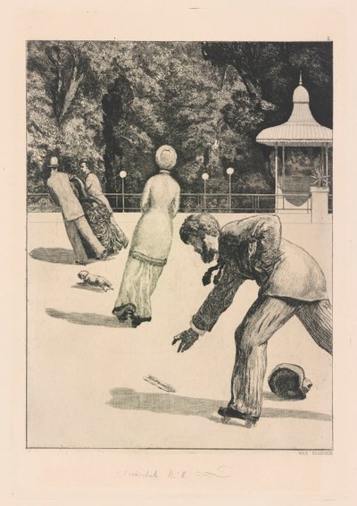 Action, from the series A Glove by Max Klinger
