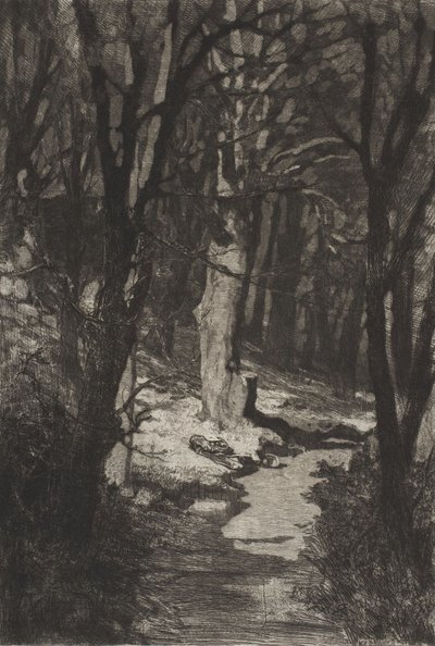 In the Forest, from Dramas Opus IX by Max Klinger