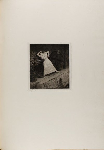 Into the Gutter!, plate ten from A Life by Max Klinger