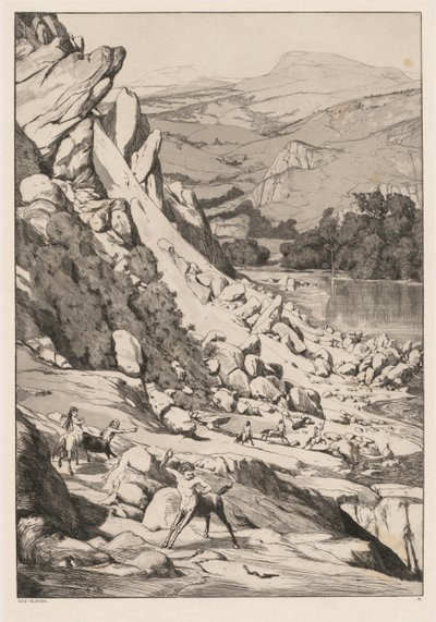Landslide by Max Klinger