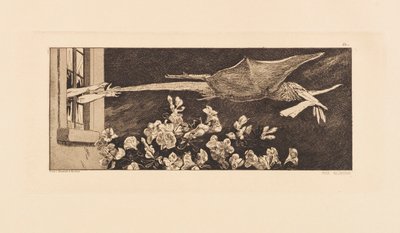 Opus VI, from Paraphrase on the Finding of a Glove, 1881 by Max Klinger