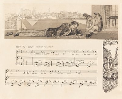 Opus XII, Brahms Phantasy, 1894 by Max Klinger