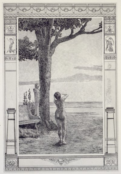 Psyche Abandoned, Plate 22 from the Series “Cupid and Psyche: Opus V” by Max Klinger