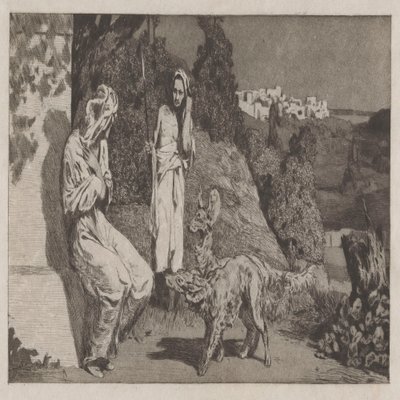 Pyramus and Thisbe II by Max Klinger