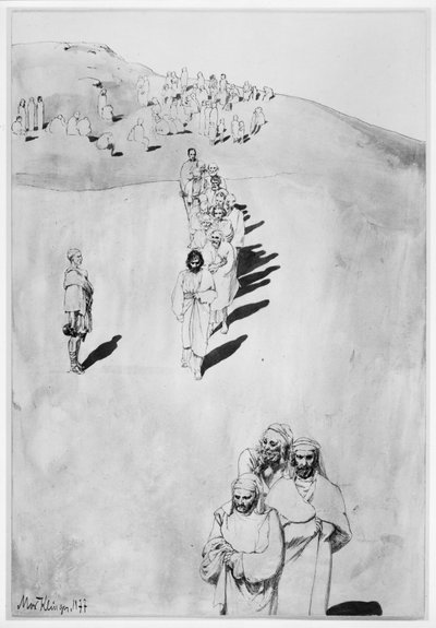 Return from the Sermon on the Mount by Max Klinger