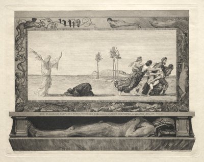 Vom Tode I, Opus II, 1889 No. 10 by Max Klinger