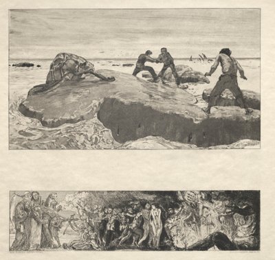 Vom Tode I, Opus II, 1889 No. 2 by Max Klinger