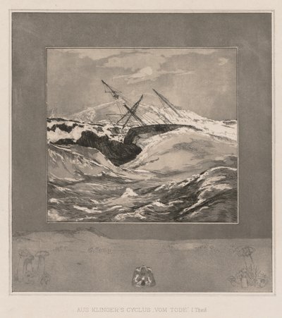Vom Tode I Opus II, 1889, No. 3 by Max Klinger