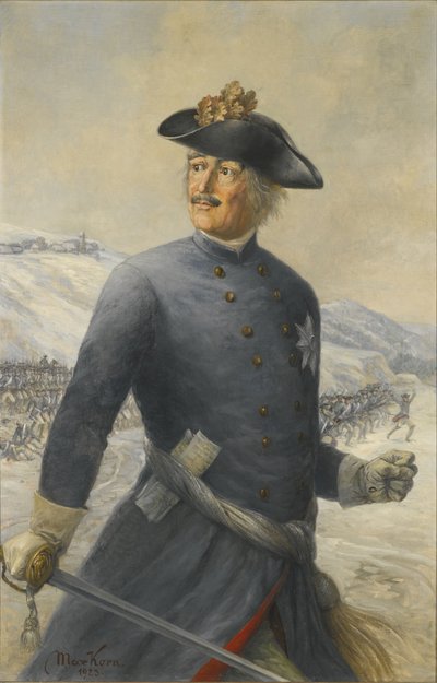 Leopold I, Prince of Anhalt-Dessau 1676-1747, Generalfeldmarschall in the Prussian Army by Max Korn
