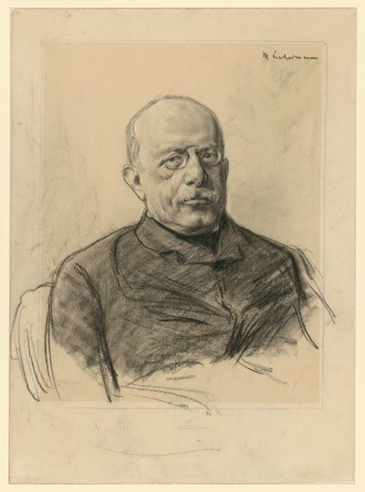 Portrait of Friedrich Lippmann by Max Liebermann