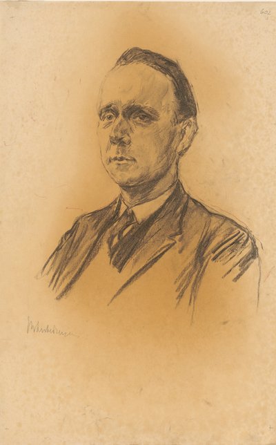 Portrait of Professor Werner Jäger by Max Liebermann
