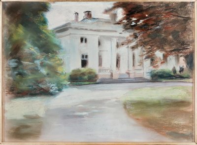 The Godeffroy Country House in the Deer Park of Nienstedten on the Elbe by Max Liebermann