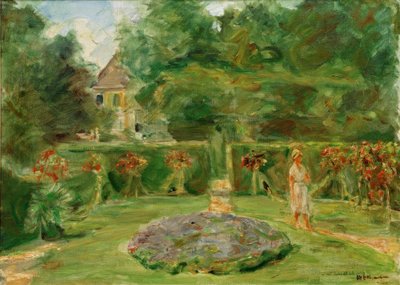 The Rondel in the Hedge Garden by Max Liebermann