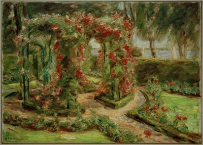 The Rose Garden in Wannsee by Max Liebermann