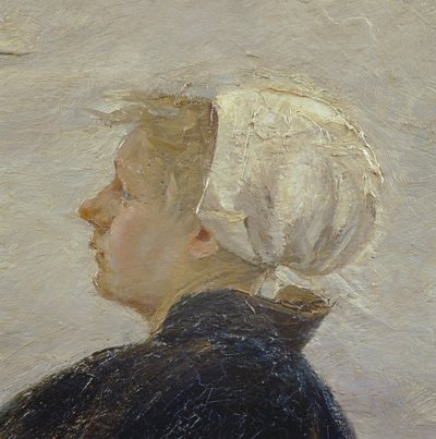 Repairing the Nets (detail) by Max Liebermann