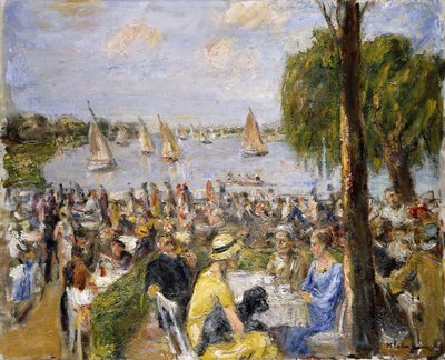Garden Cafe by the Wannsee by Max Liebermann