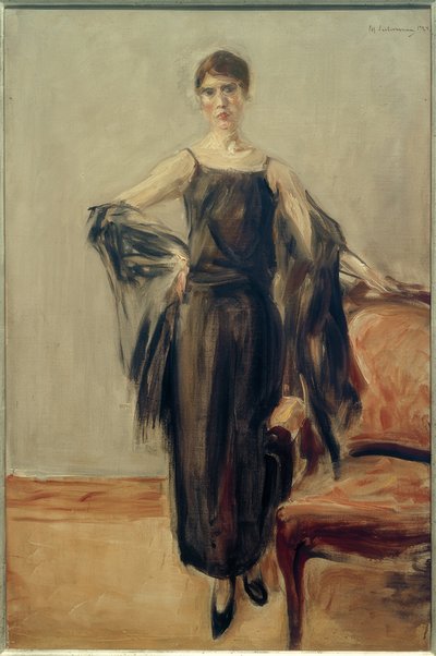 Genia Levine, Standing by Max Liebermann