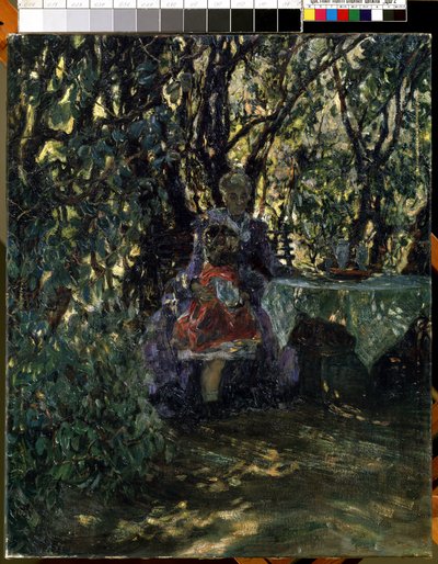 Garden at the Villa at Wannsee. Painting by Max Liebermann, 1911. Museum of Fine Arts of Mikalojus Konstantinas Ciurlionis, Kaunas, Lithuania by Max Liebermann