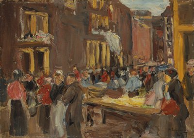 Jewish Quarter in Amsterdam by Max Liebermann