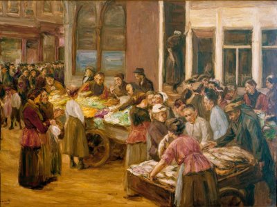 Jewish Quarter in Amsterdam by Max Liebermann