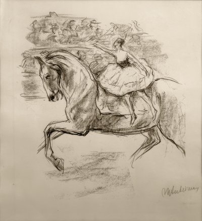 The Circus Rider by Max Liebermann