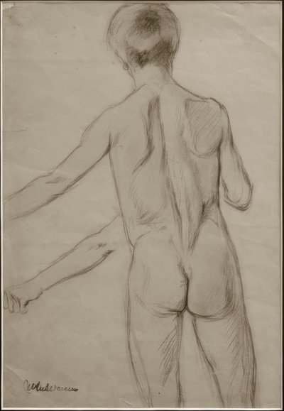 M. Liebermann, Study for the Painting Bathing Boys by Max Liebermann