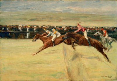Horse Racing in the Cascine by Max Liebermann