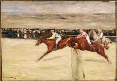Horse Racing in the Cascine by Max Liebermann