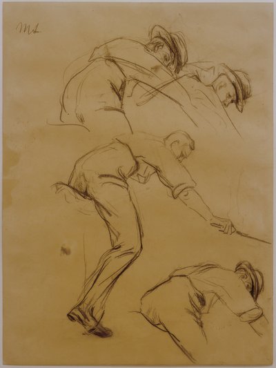 Polo Players, Three Riders to the Right - Study by Max Liebermann