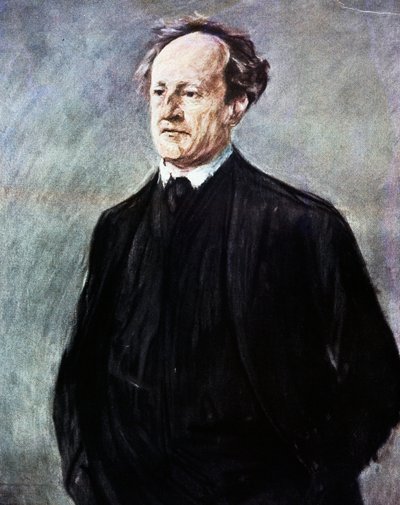 Portrait of Gerhart Johann Robert Hauptmann by Max Liebermann