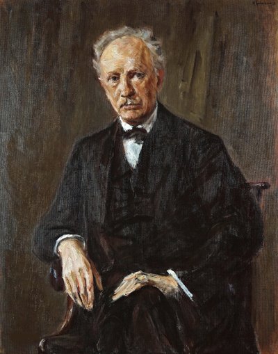 Portrait of the Composer Richard Georg Strauss by Max Liebermann