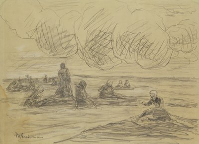 Repairing the Nets by Max Liebermann