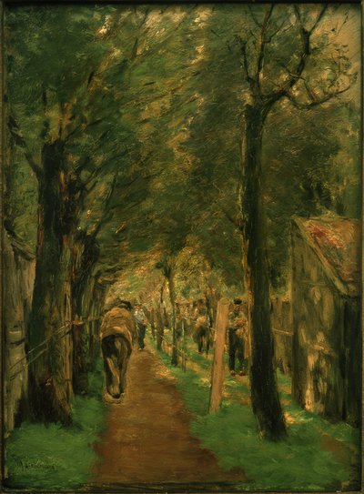 Ropewalk in Katwijk by Max Liebermann