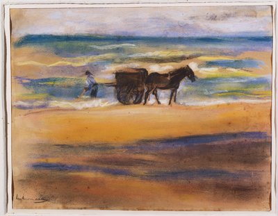 Shell Seekers on the Beach by Max Liebermann
