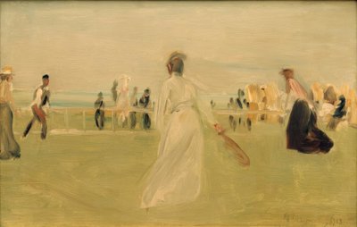 Tennis Players by the Sea by Max Liebermann