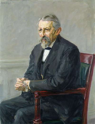 The Natural Scientist, Hermann Strebel by Max Liebermann