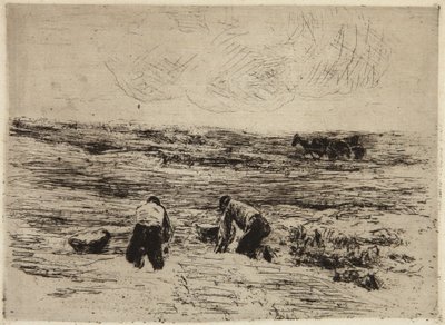 The Potato-Farmers by Max Liebermann