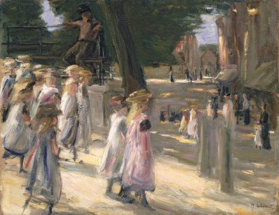 The Road to the School at Edam by Max Liebermann