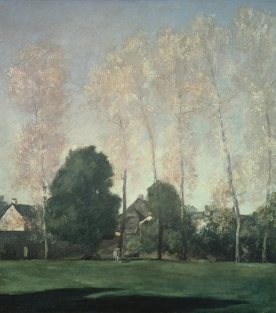 Frosted Poplars by Max Meldrum